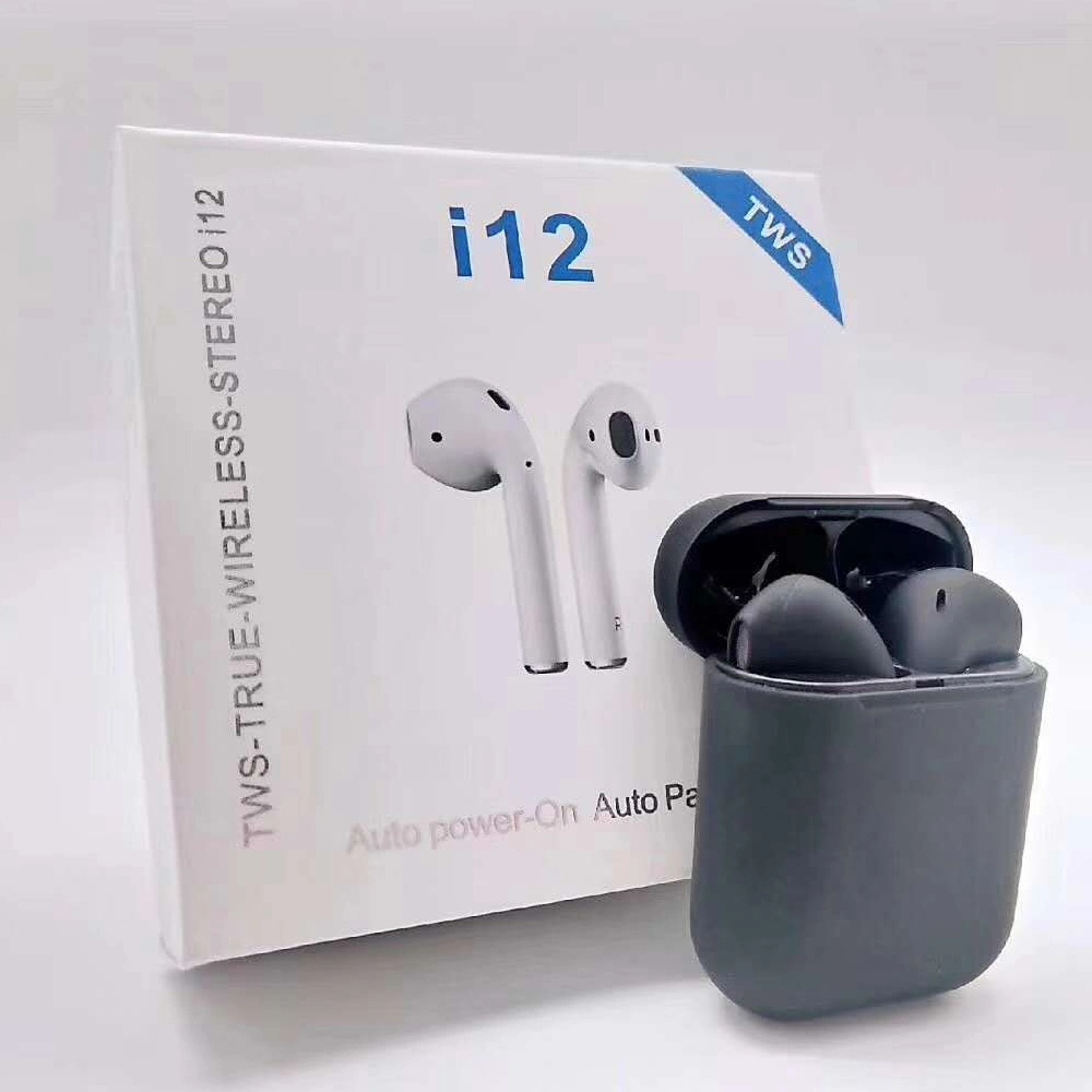 Amazon Hot Sale TWS 5,0 Wireless I12 Accesorios para auriculares para Móvil