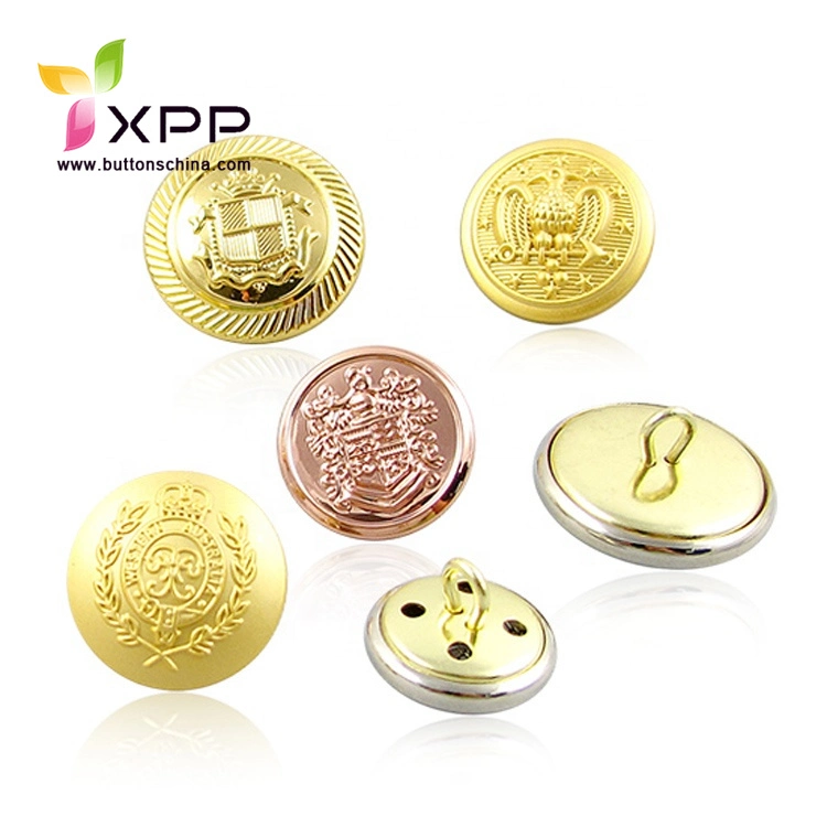 China Manufactory Button Alloy Button for Garments or Government Garments