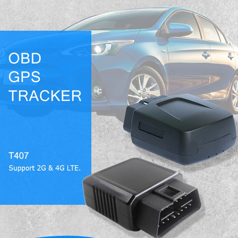 Original Factory 4G OBD Plug and Play véhicule automobile GPS Dispositif de suivi avec alarme de coupure de courant T407