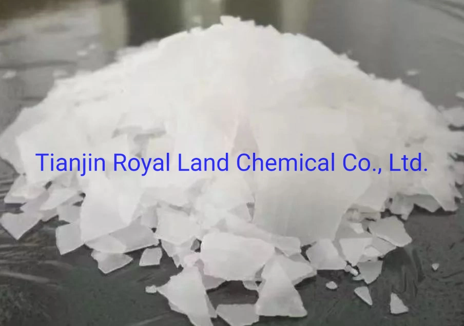 Caustic Soda Flakes 99% Sodium Hydroxide White Translucent Flake Solid Basic Chemical Raw Material