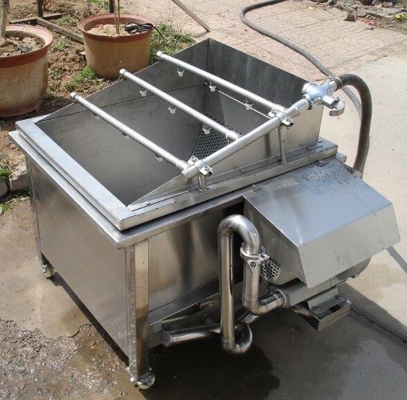 Industrial Fruit Washing Machine Vegetable Bubble Washer