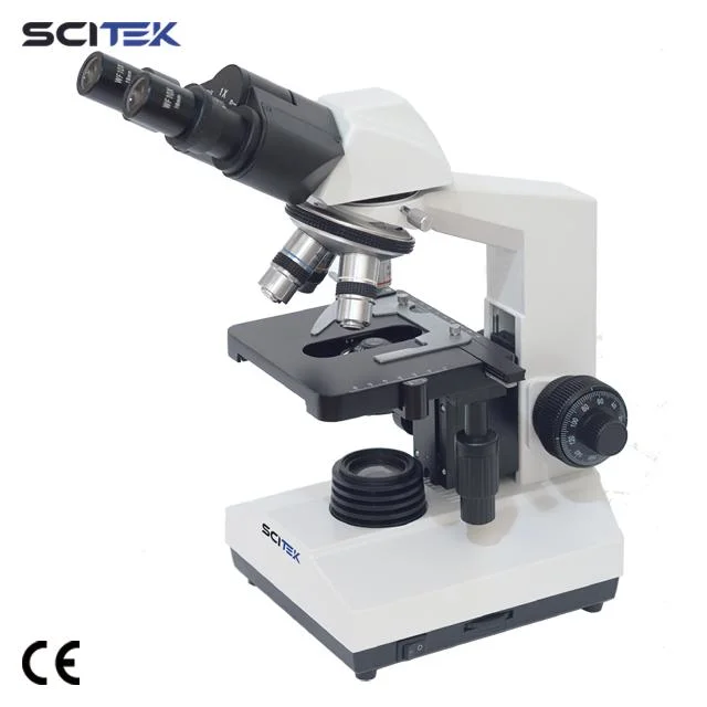 Scitek Биологическая микроскоп Dark-Field Просмотр биологической микроскопии для лаборатории