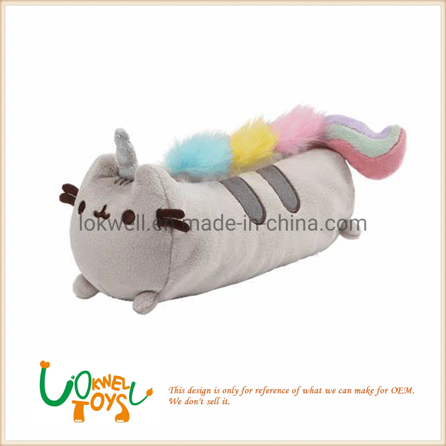 Soft Animal Bag Kids Educational Plush Pencil Case