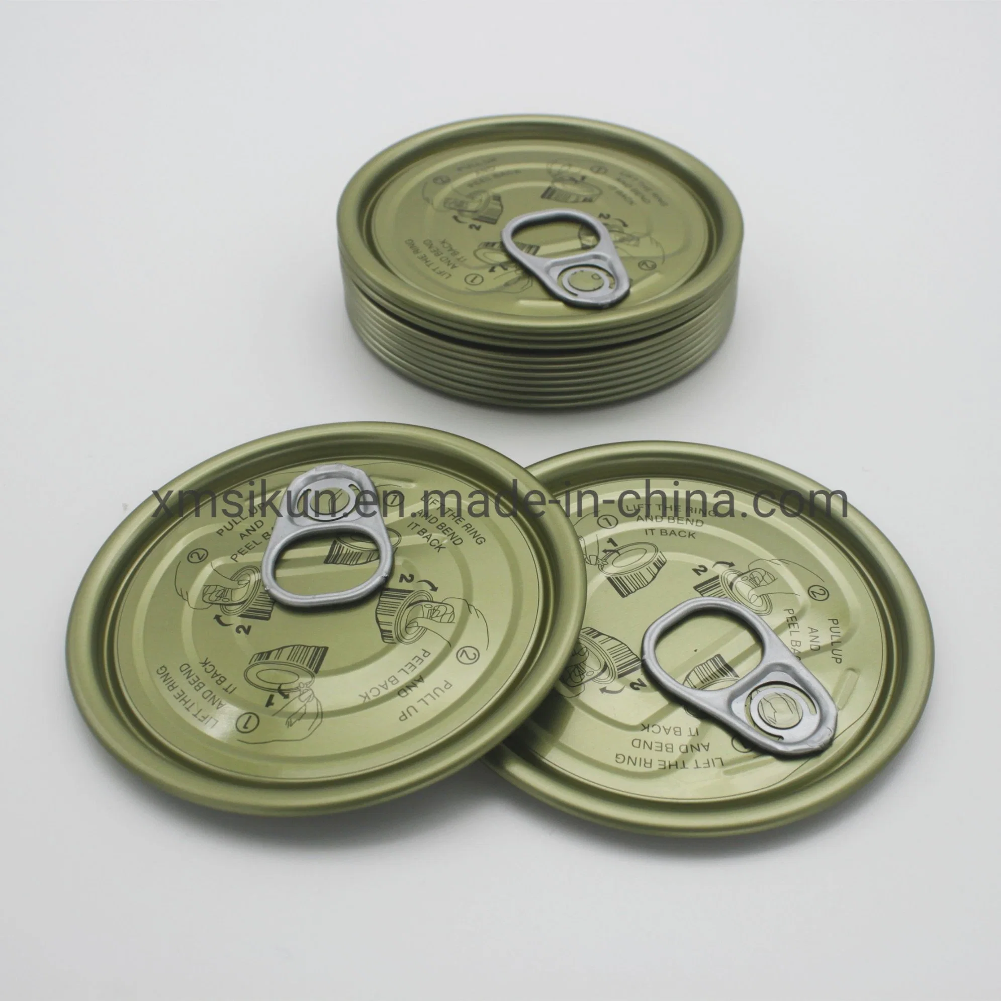 High-Quality300# Aluminum Peeling Easy Opening Foil Sealing Cover Color and Size Can Be Customized