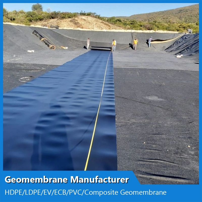 0,2 - 2mm géomembranes Film pour lac artificiel de la géomembrane HDPE Pond Liner