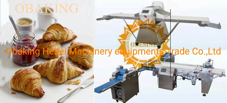 Industrial Grade Pastries Bread Bakery Equipment Line Croissant Moulder Croissant Shaping Machine