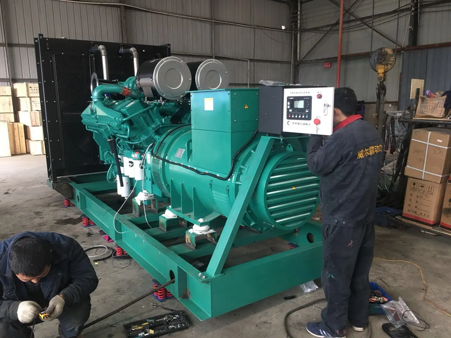 Wilba 900kw 1125kVA Diesel Generator Powered by Cummins Web1000-Kta38-G9