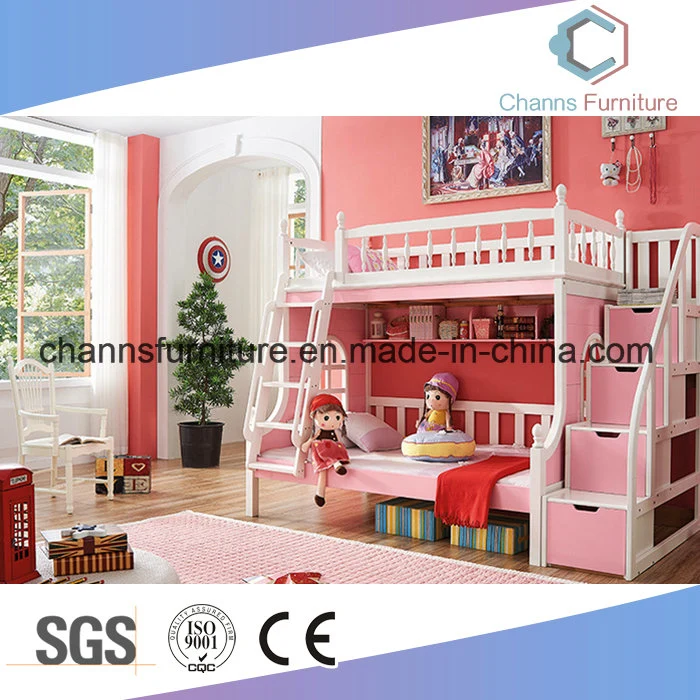 Factory Price Wooden School Furniture Bed for Kids (CAS-BF1720)