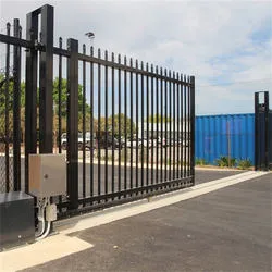 Double House Garden Security Grill Design Sliding Swing Iron Gate