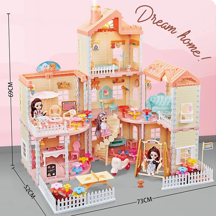 DIY Educational Toy Girls Miniature House