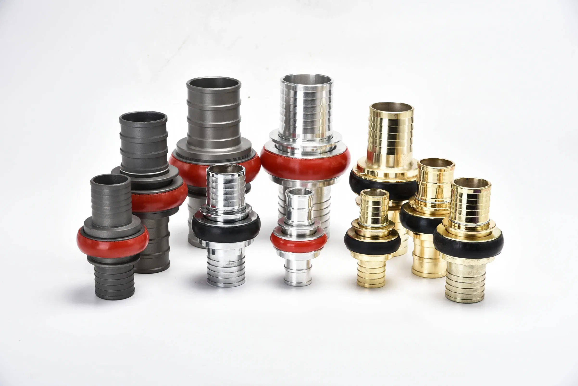 Fire Fighting Equipment High quality/High cost performance Hot Selling Brass Material Machino Reducing Hose Coupling Machino Fire Hose End Coupling