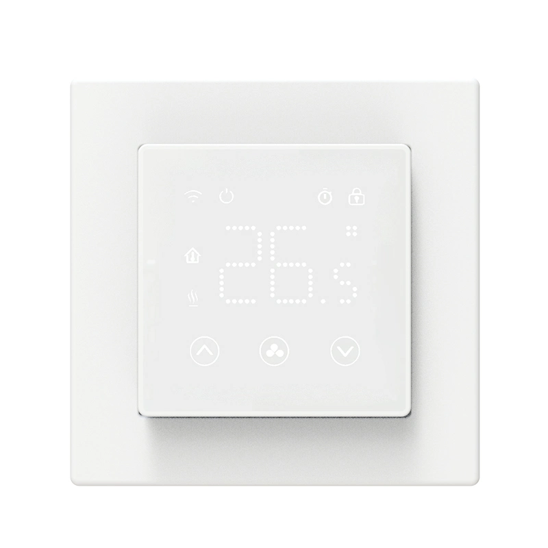 55*55mm Replaceable Frames Programmable Thermostat Tuya WiFi Control