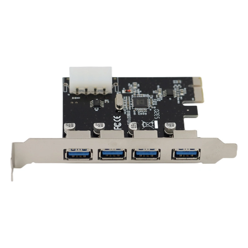 Desktop PCI-E to USB3.0 Adapter PCI-Express 4 USB Expansion Card