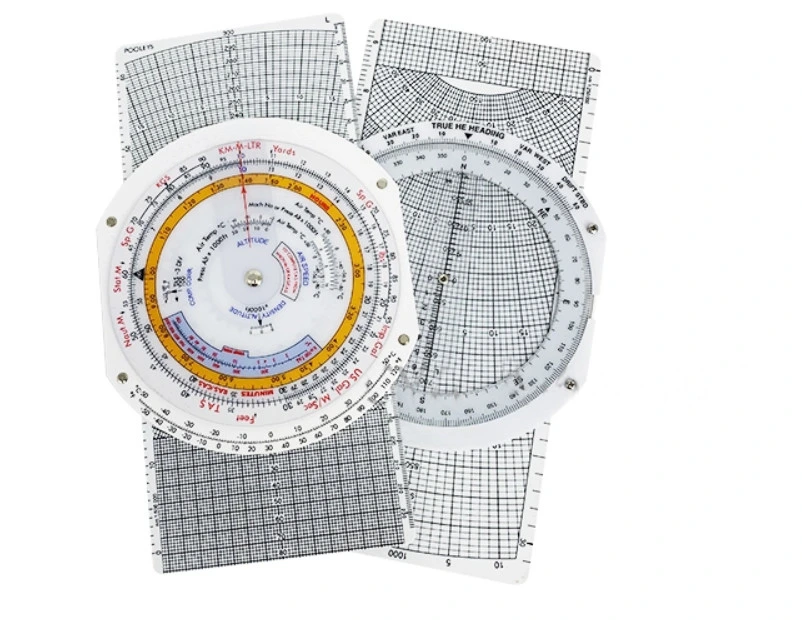 E6BM Calculer l'ordinateur de l'aviation vol Outil de mesure traceur de l'aviation