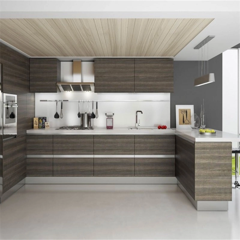 2021 China New Modern Furniture Glossy MDF Kitchen Cabinet