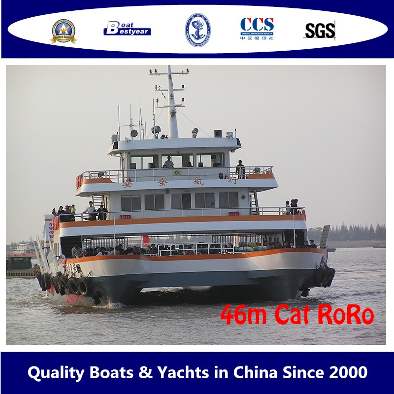 Bestyear 46m Large Steel Roro Ferry Ship for Passenger and Cargo Transfer Vessel Ferry