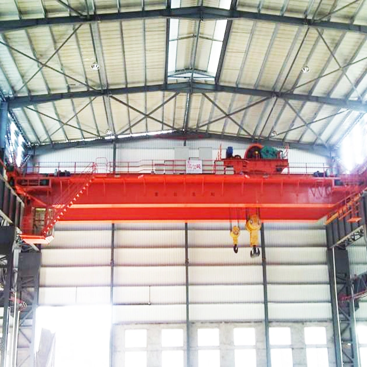 European Style Double Beam Girder Overhead Bridge Crane 25 Tons Span 20m Lifting Height 9m