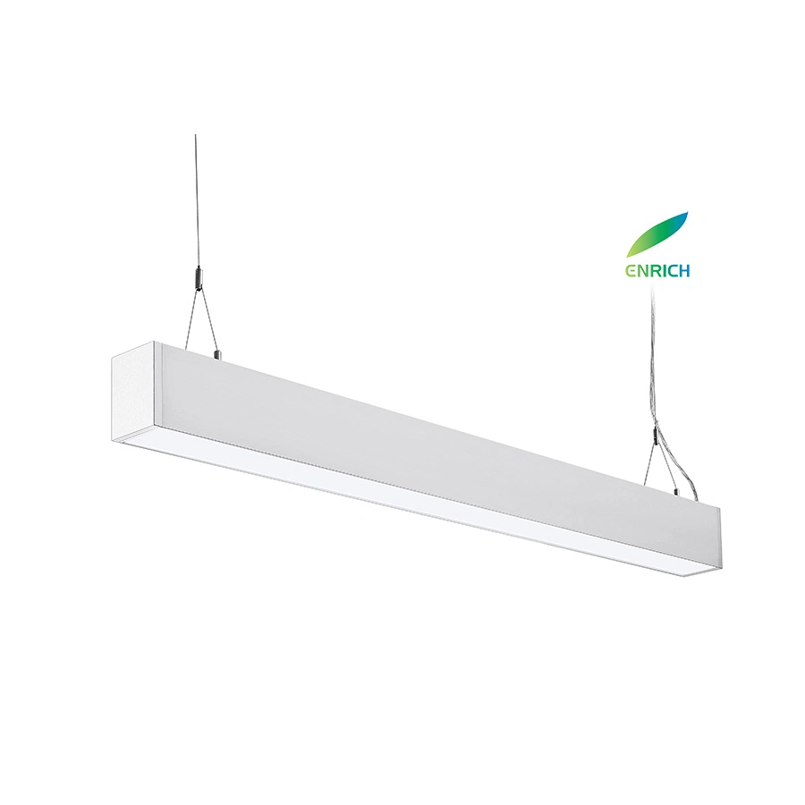 Energy Saving Commercial Office Building Flexible LED Bar Fixture Pendant Linear Light Anti Glare