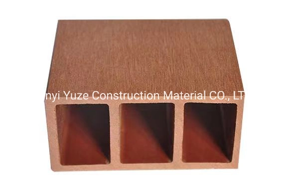 Highly Cost Effective Composite Square Hollow Column Boards Outdoor WPC Timber Tube