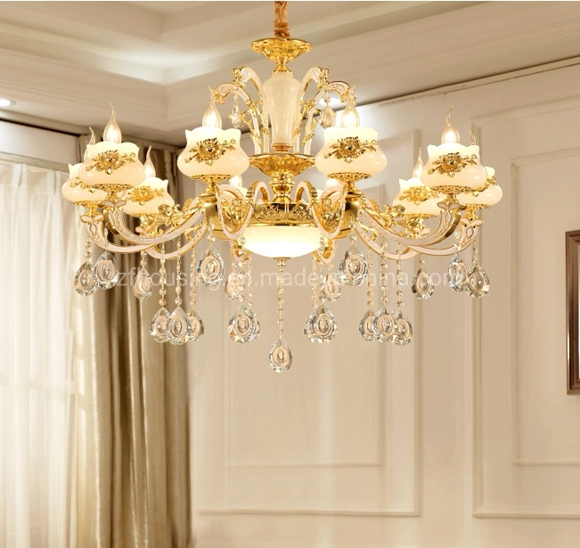 Modern Crystal Candle Chandelier Pendant LED Light Lamp for Home Decoration Zf-Cl-004