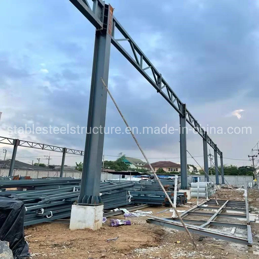 Prefab Construction Workshop Hangar Hall Construction Steel Structure Warehouse Portable Building