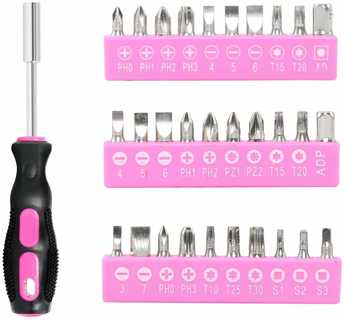 Jeux d'outils à main de ménage /home Mesdames Tool Kit de réparation Rose Jeu d'outils Outils et Matériel/Outils mignon