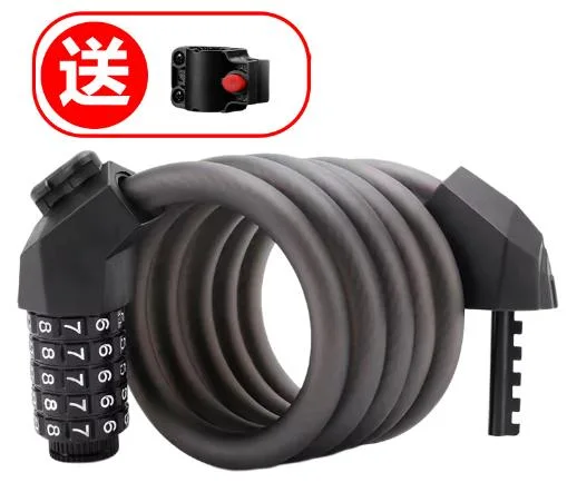 A China uma pureza elevada Aluguer Anti-Theft Combinação Anti-Skid Bloquear Mountain Bike Bike bateria elétrica carro trava do cabo de bloqueio de combinação de bicicletas Universal Lock