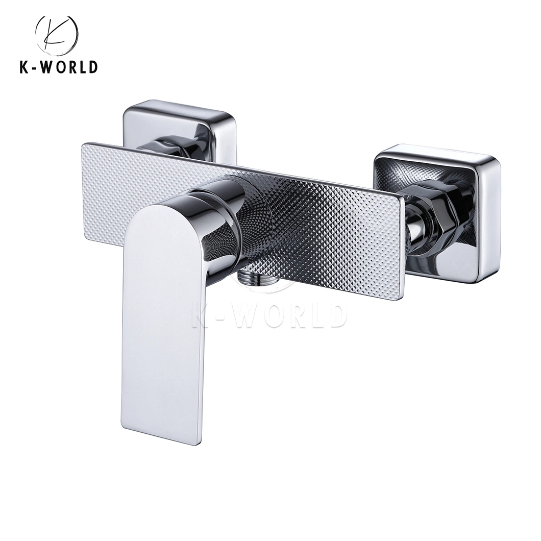 K-World Luxury Basin Shower Faucet Manufacturing High-Quality in Wall Bath Shower Faucet China Craftsmanship Single Handle Shower Mixer