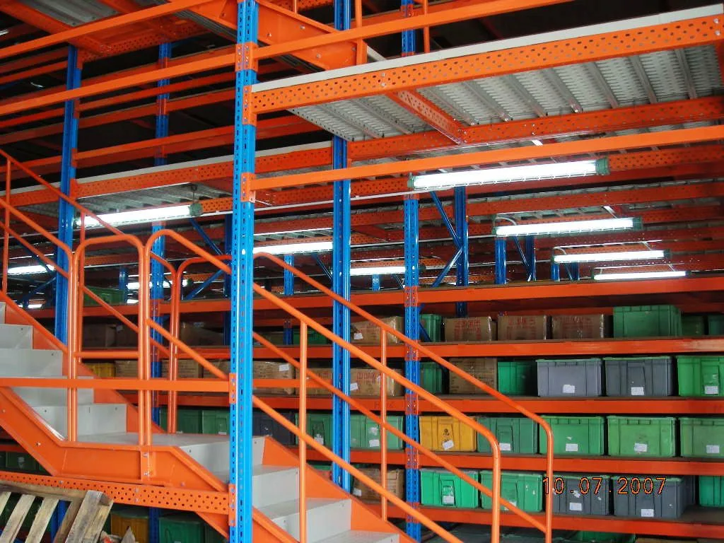 300kg/M2 Multi Layer Storage Metal Warehouse Rack Mezzanine