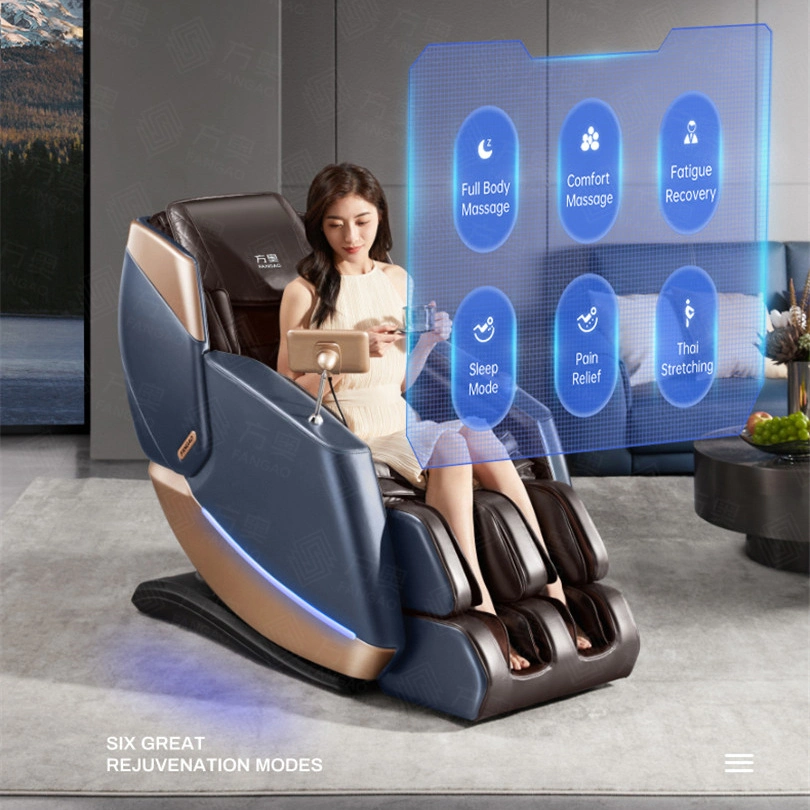 Productos innovadores 2023 silla de masaje de lujo SL eléctrico barato 3D Cuerpo entero de gravedad cero 4D sillón reclinable de masaje