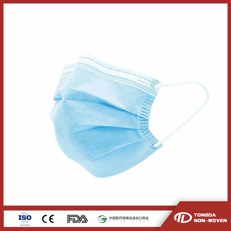 Healthful Surgical Mask 3 Layers Nonwoven Meltblown Surgical Mask with Earloop Disposable Medical Face Mask