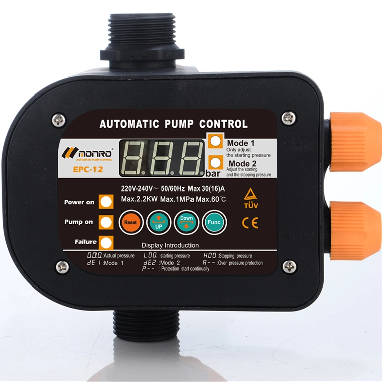 Digital Screen Pressure Adjustable Type Smart Program Pump Control 2.2kw EPC-12