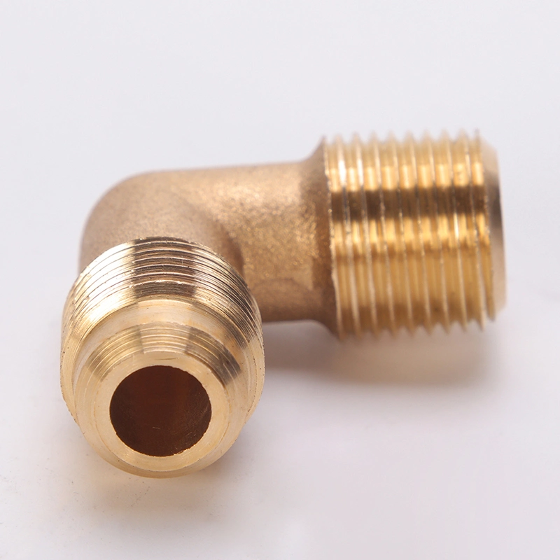 Copper Fittings NPT Male Thread to Flare Elbow Tube Fittings Connector