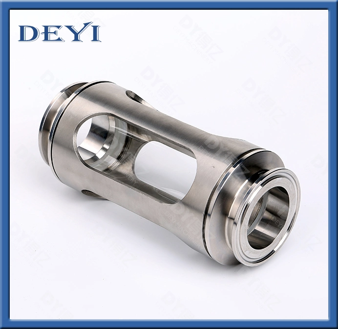 Stainless Steel Sanitary Jackedted Tri Clamp Sight Glass