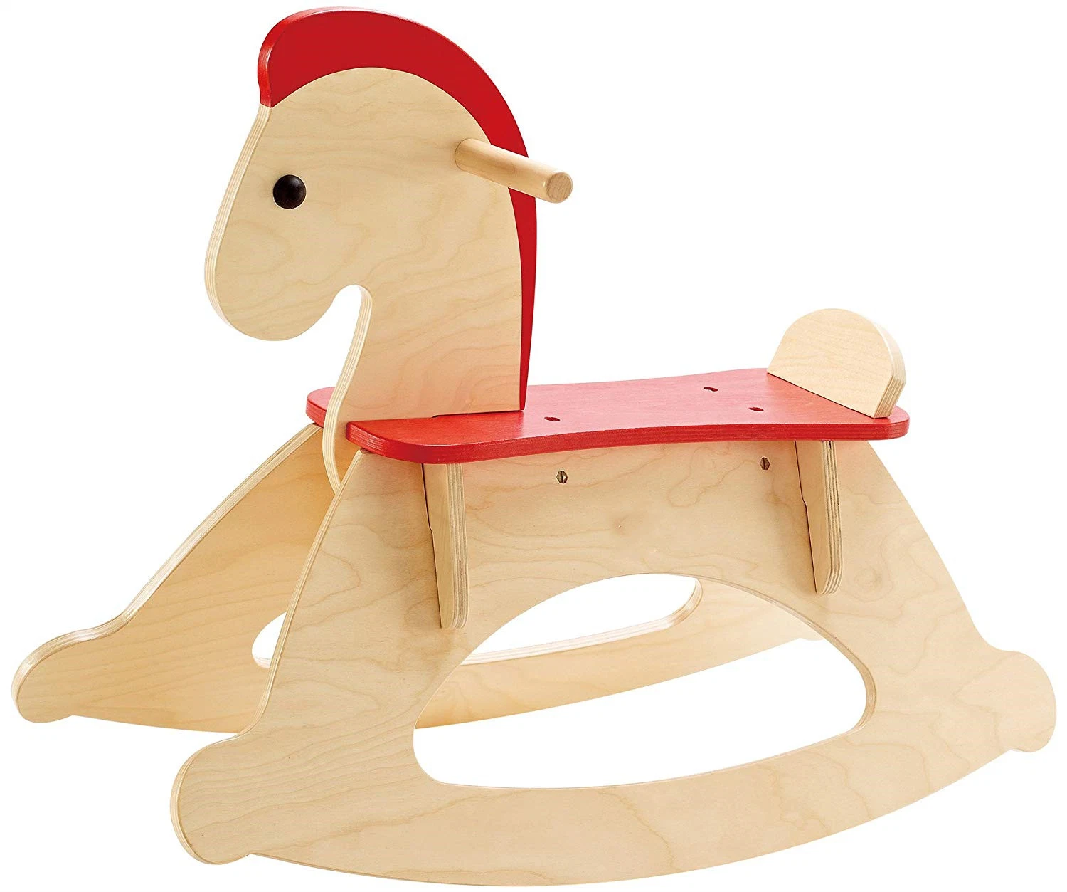 Kid's Wooden Rocking Horse Rock and Ride Wooden Educational Toy