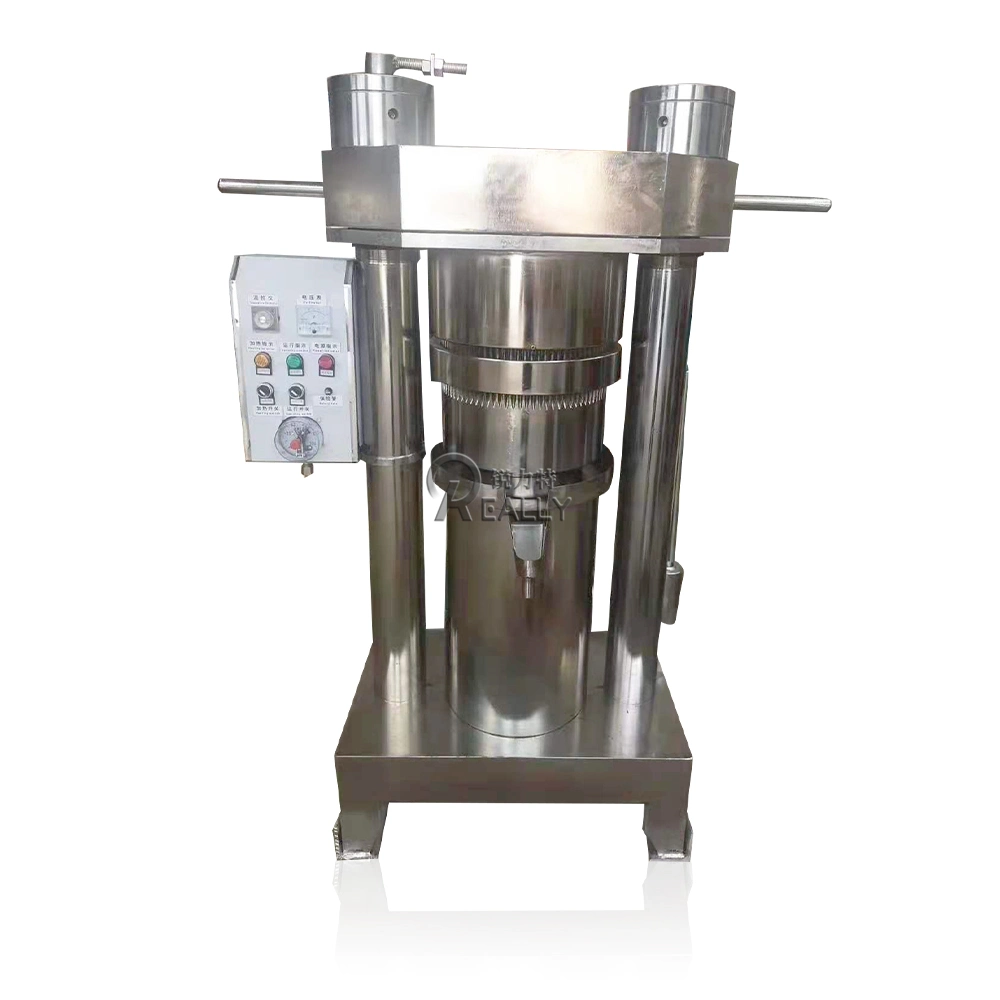 Negocio de la máquina de presión de aceite Expulsor automático de extracción de aceite de oliva Aceite de tung Cacahuetes Semillas de soja maíz máquina extractor pequeño 4-5kg.