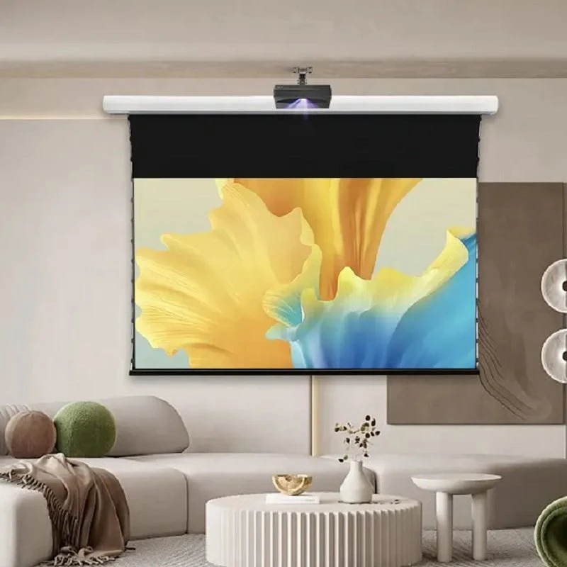 Tab Tensioned Motorized Projection Screen