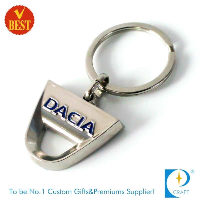 High quality/High cost performance  Custom Logo Promotional Souvenir Gold Metal Car Keychain Keyring