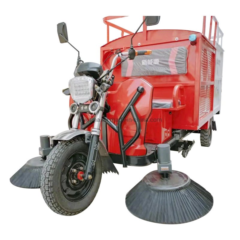 Ride-on Medium Hardness Electric Leaves Suction Vehicle Road Cleaning Machine