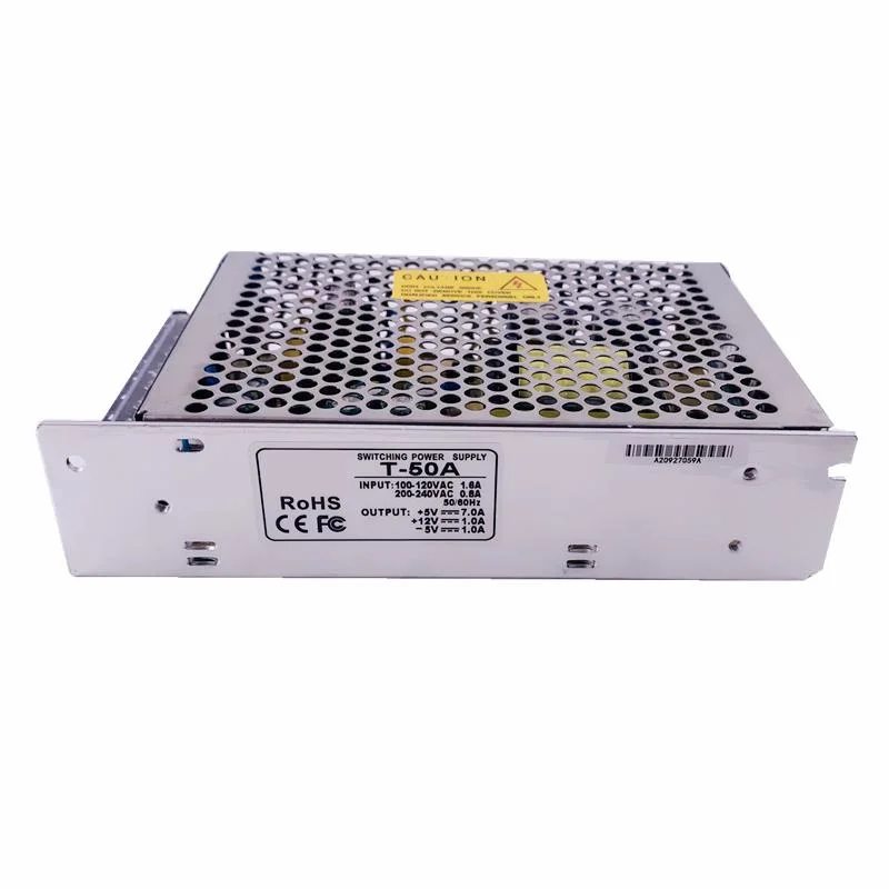 50W Triple Output Switching Mode Power Supply SMPS AC DC Converter T-50A 5V 7A 12V 1A -5V 1A Input AC 110-230V