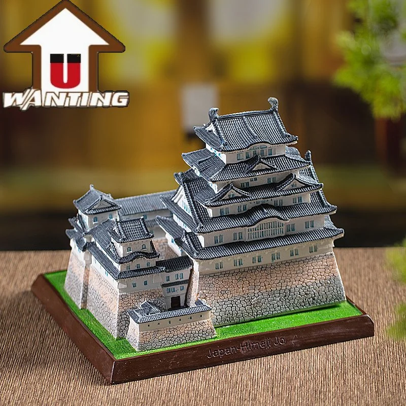 Vente en gros cadeau promotionnel Himeji Castle Office Décoration Japan Travel Building Souvenir touristique