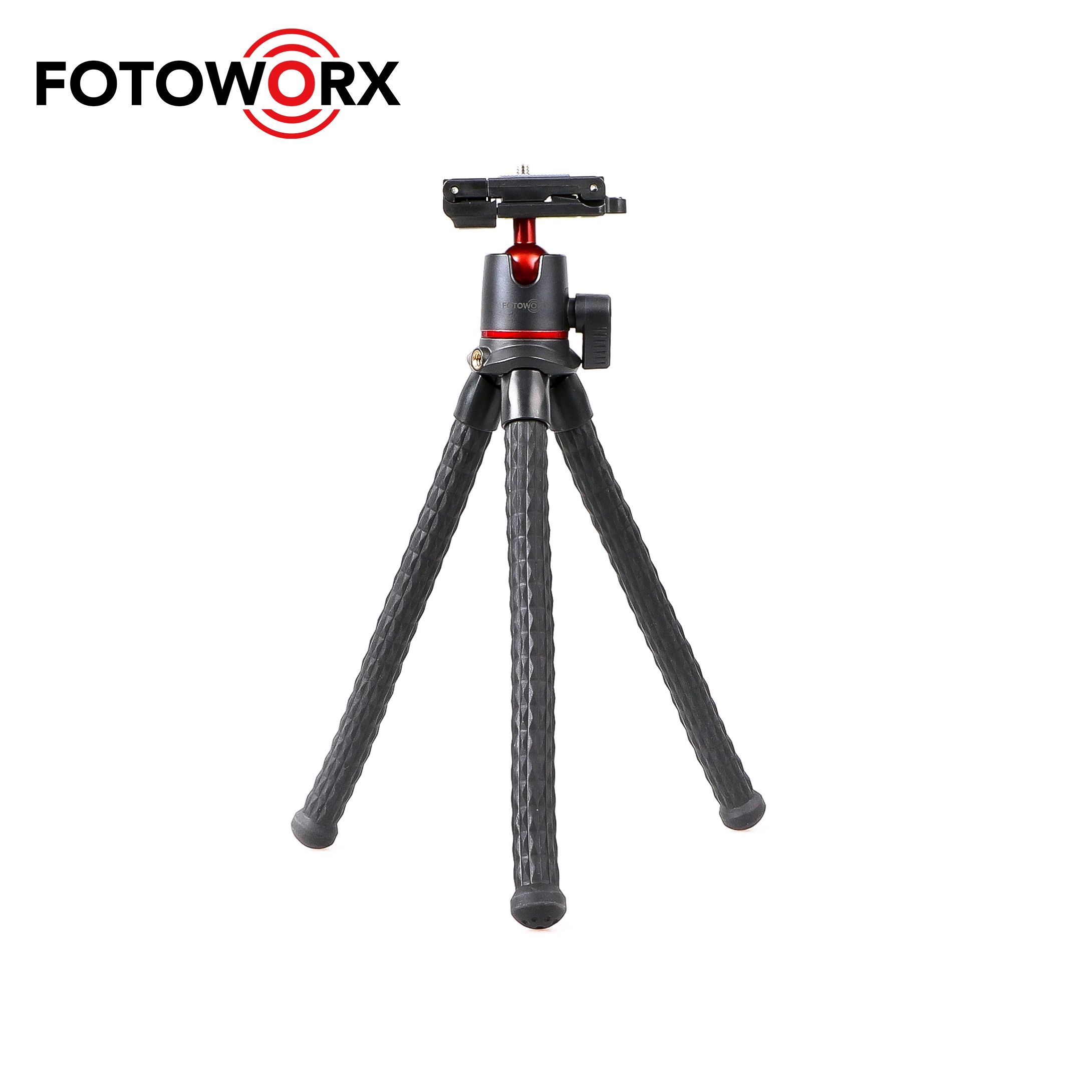 Fotoworx Octopus Flexible Mini Tripod Selfie Stick for Photography