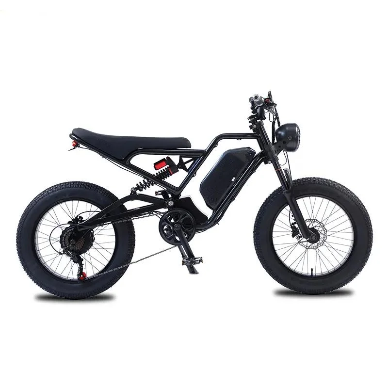 Nuevo diseño de la Grasa de bicicleta eléctrica de los neumáticos la suspensión total de grasa E-Bikes Dirt Bike eléctrica