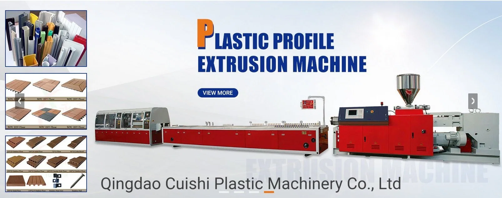 Plastic UPVC/PVC/WPC/PE/ PS/ PC /TPE/TPV Ceiling/Wall Panel/Fence/ Profile Making Extruder Machine/ PVC Window and Door Profile Extrusion Machine