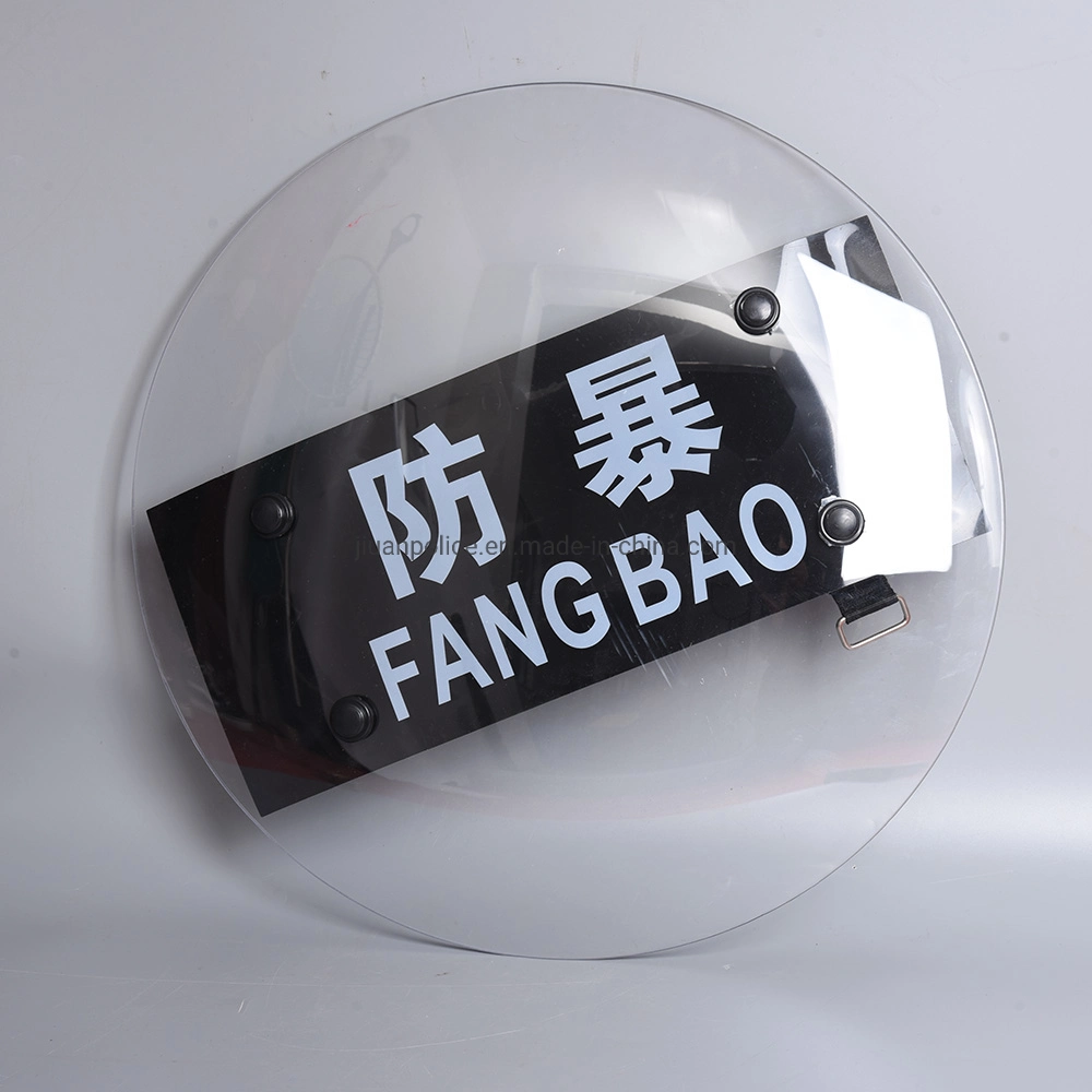 Impact Resistance Transparent Security Polycarbonate Round Anti Riot Shields