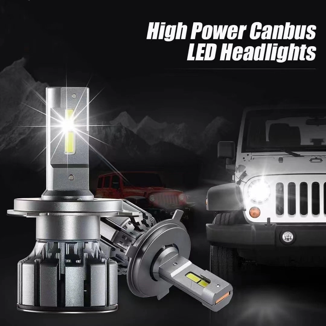 Super Bright Car LED Headlight Bulbs H1 H7 H11 9005 9006 6500K 60W Cool White Chips IP65 Automotive Headlamp Bulb for Truck