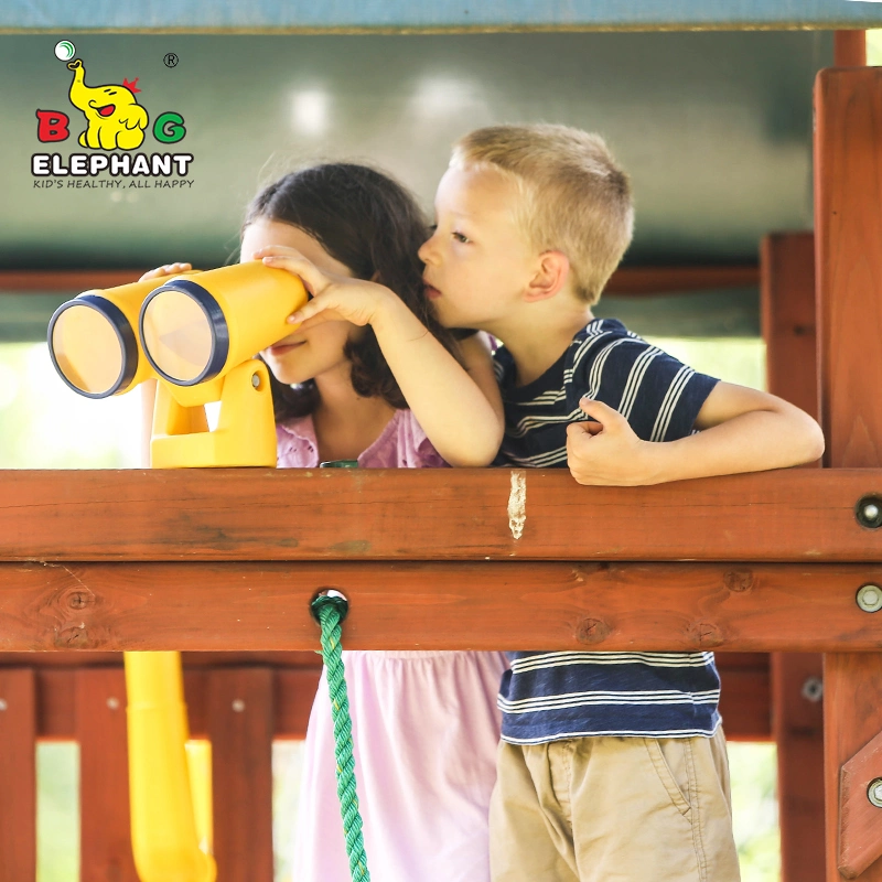 Outdoor Binoculars Pirate Ship Telescope Plastic Playground Science Toy