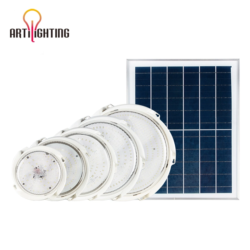 Indoor Corridor Ceiling Lamp Polycrystalline Panel Solar LED Light 40W 60W 100W LED Solar