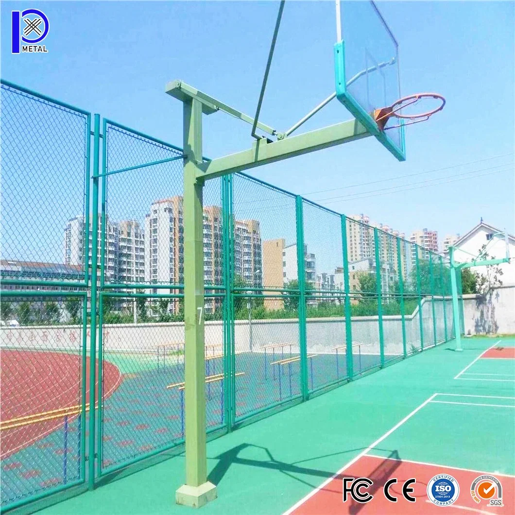 Pengxian 50 FT Stadium Chain Link Fence China Поставщики 50мм Используется ограждение звенной цепи цепи стадиона с горячим цинкованием размером x 50 мм Для Chain-Link Tennis Court Fence