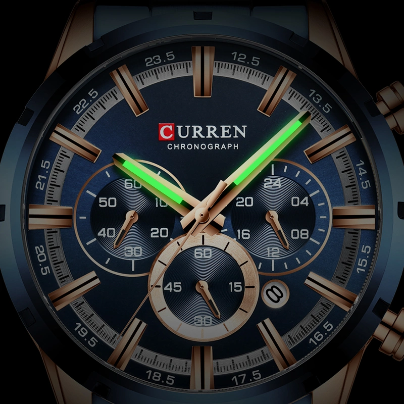 Reloj de Hombre Curren Marca de Lujo Mejor Valorado, Deportivo, Cuarzo